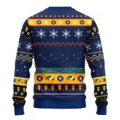 Houston Astros 12 Grinch Xmas Day Ugly Christmas Sweater Back - TeeUgly