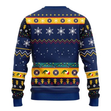 Houston Astros 12 Grinch Xmas Day Ugly Christmas Sweater