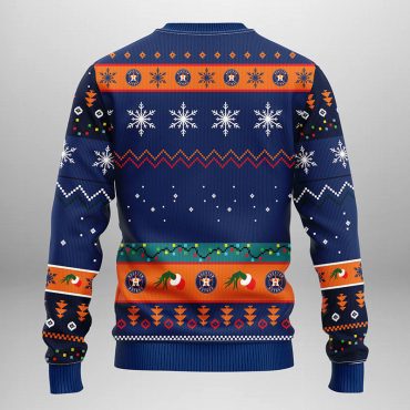 Houston Astros Grinch Hand Ugly Christmas Sweater