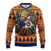 Houston Astros Groot Hug Ugly Christmas Sweater