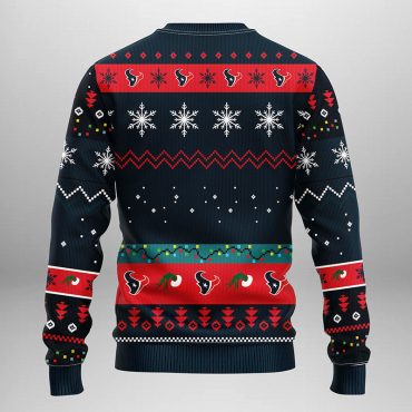 Houston Texans Grinch Hand Ugly Christmas Sweater