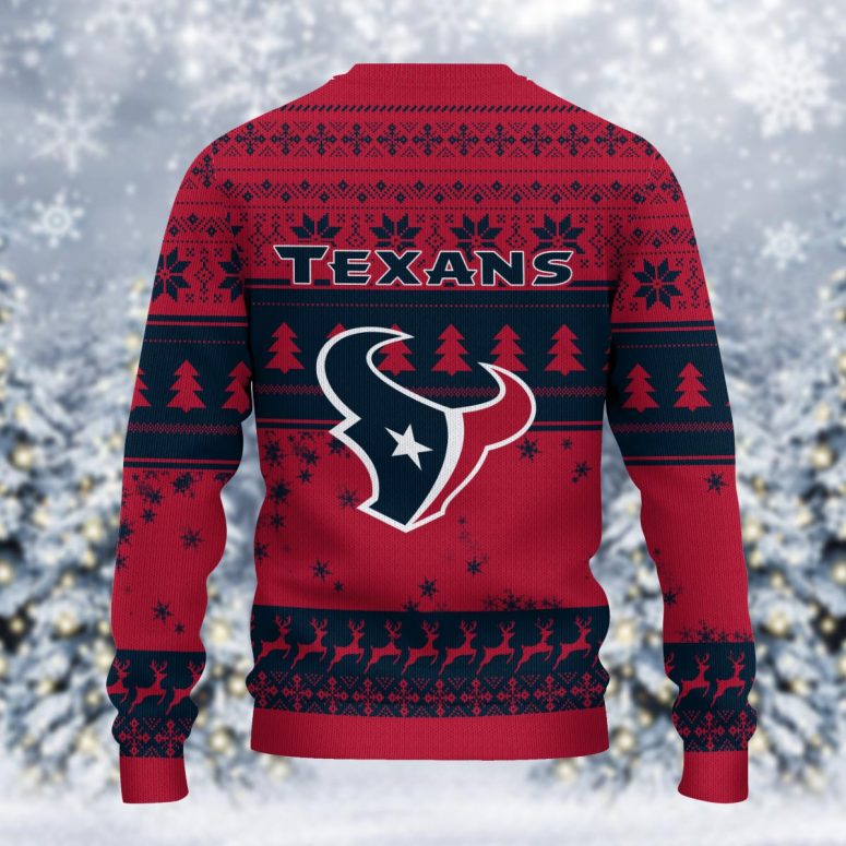 Houston Texans Grinch Holiday Touchdown Ugly Christmas Sweater