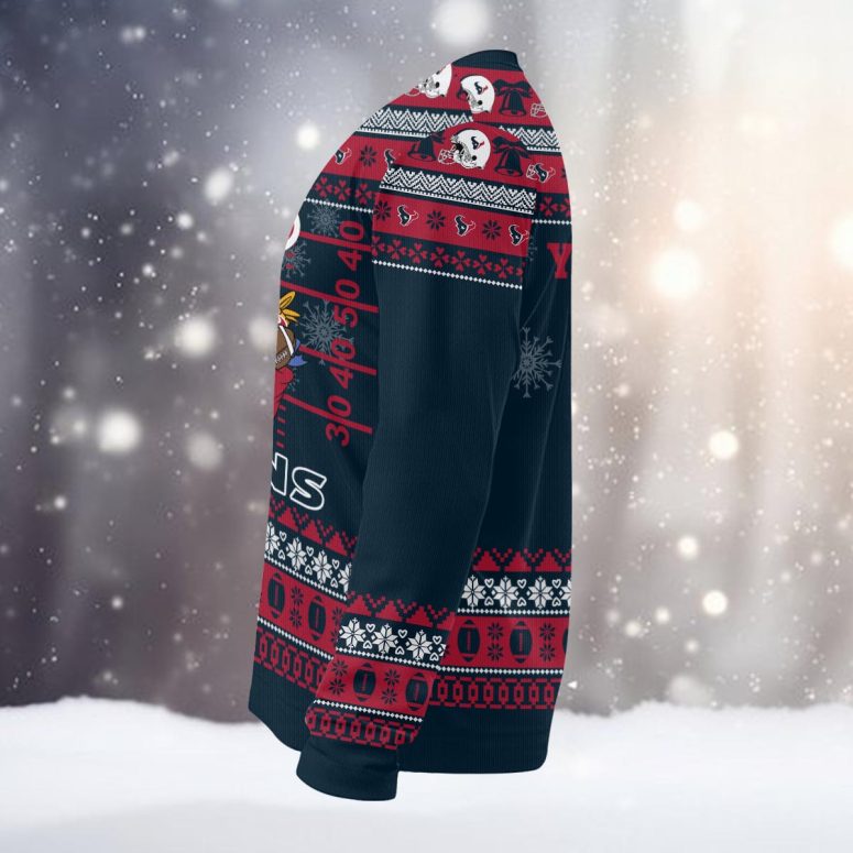 Houston Texans Mickey Christmas Cheer Ugly Christmas Sweater