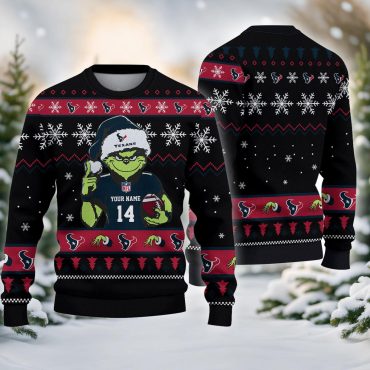 Houston Texans Mickey Christmas Spirit Ugly Christmas Sweater