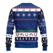 Indianapolis Colts 12 Grinch Xmas Day Ugly Christmas Sweater Back - TeeUgly