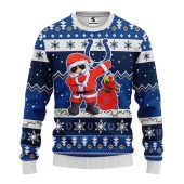 Indianapolis Colts Dabbing Santa Claus Ugly Christmas Sweater