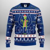 Indianapolis Colts Funny Grinch Ugly Christmas Sweater