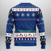 Indianapolis Colts Grinch Hand Ugly Christmas Sweater Back - TeeUgly
