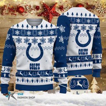 Indianapolis Colts Winter Wonderland Ugly Christmas Sweater