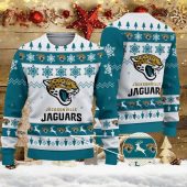 Jacksonville Jaguars Big Logo Ugly Christmas Sweater