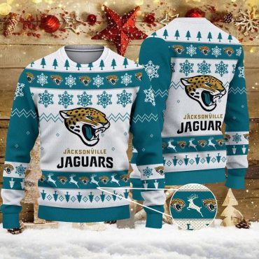 Jacksonville Jaguars Big Logo Ugly Christmas Sweater