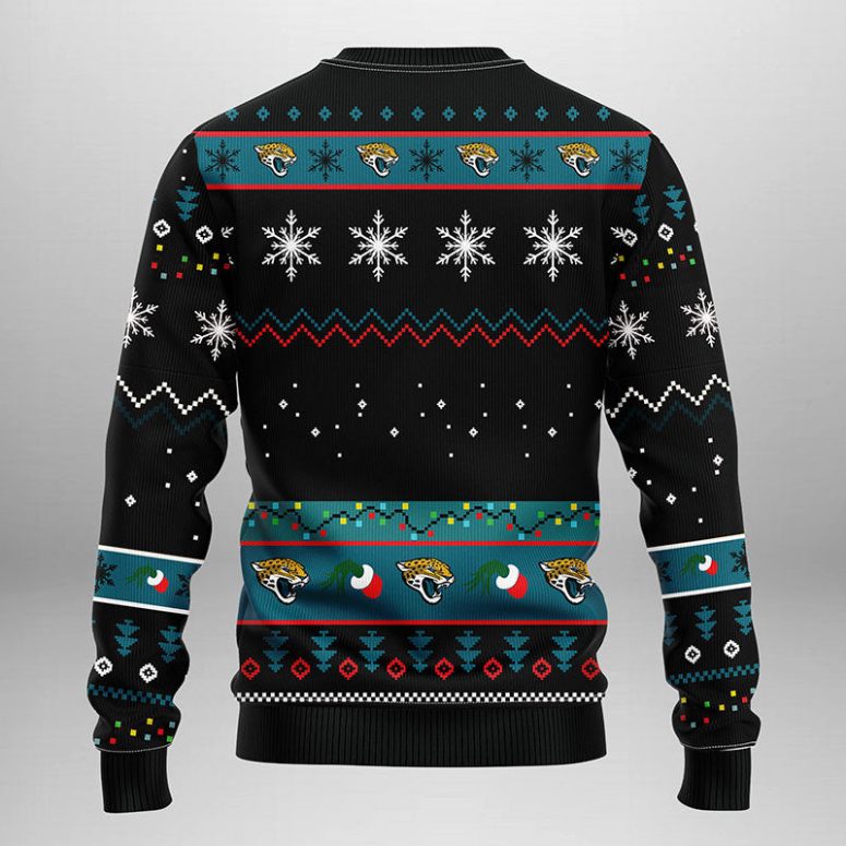 Jacksonville Jaguars Grinch Hand Ugly Christmas Sweater