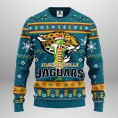 Jacksonville Jaguars Grinch Holiday Cheer Ugly Christmas Sweater - TeeUgly