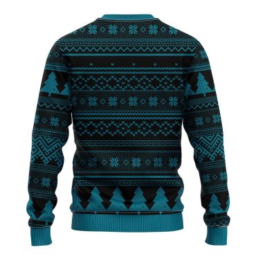 Jacksonville Jaguars Grinch Hug Ugly Christmas Sweater