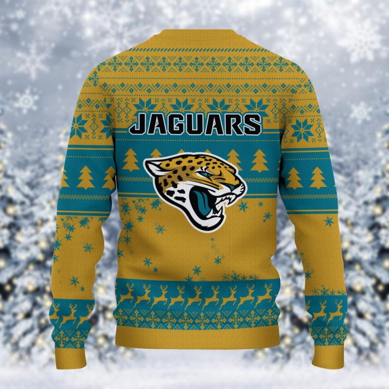 Jacksonville Jaguars Grinch Stolen Ugly Christmas Sweater