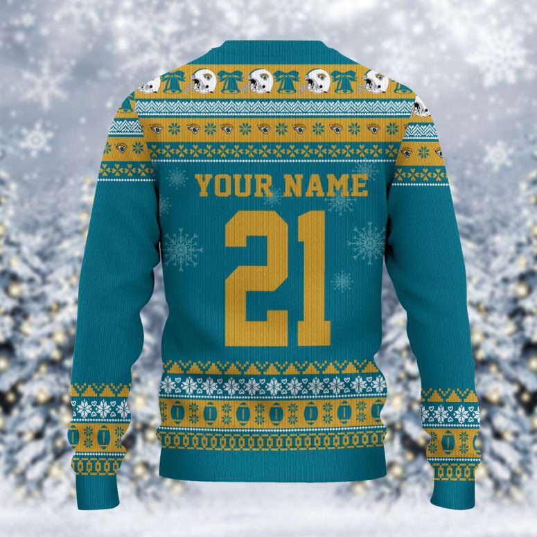 Jacksonville Jaguars Mickey Mouse Santa Ugly Christmas Sweater