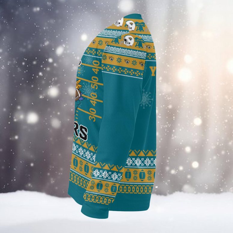 Jacksonville Jaguars Mickey Mouse Santa Ugly Christmas Sweater