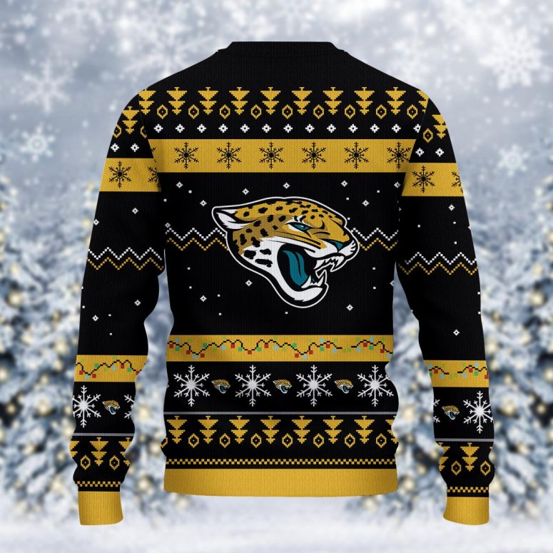 Jacksonville Jaguars Santa Claus Ugly Christmas Sweater