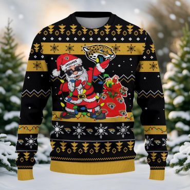 Jacksonville Jaguars Santa Claus Ugly Christmas Sweater