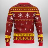 Kansas City Chiefs Funny Grinch Ugly Christmas Sweater Back - TeeUgly