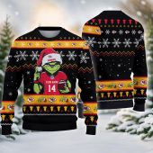 Kansas City Chiefs Grinch Touchdown Ugly Christmas Sweater