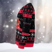 Kansas City Chiefs Santa Claus Ugly Christmas Sweater Left - TeeUgly
