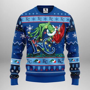 Kansas City Royals Grinch Ugly Christmas Sweater