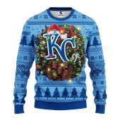 Kansas City Royals Santa Hat Ugly Christmas Sweater