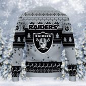 Las Vegas Raiders Grinch Stolen Ugly Christmas Sweater Back - TeeUgly