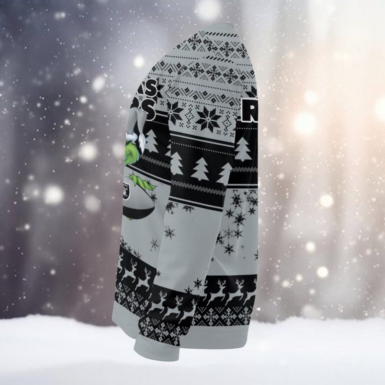 Las Vegas Raiders Grinch Stolen Ugly Christmas Sweater