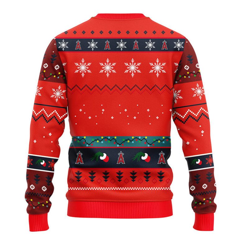 Los Angeles Angels 12 Grinch Xmas Day Ugly Christmas Sweater