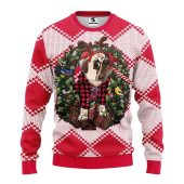Los Angeles Angels Pub Dog Ugly Christmas Sweater