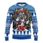 Los Angeles Dodgers Christmas Tree Baseball Ugly Christmas Sweater