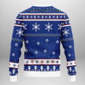 Los Angeles Dodgers Funny Grinch Ugly Christmas Sweater Back - TeeUgly