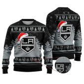Los Angeles Kings Santa Hat Ugly Christmas Sweater