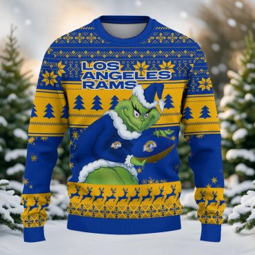 Los Angeles Rams Grinch Stolen Ugly Christmas Sweater