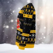 Los Angeles Rams Santa Claus Ugly Christmas Sweater Left - TeeUgly