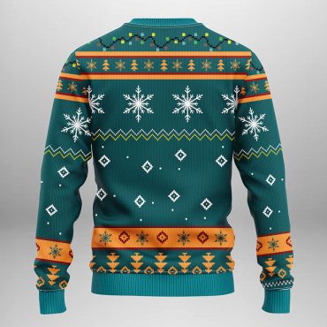 Miami Dolphins Funny Grinch Ugly Christmas Sweater