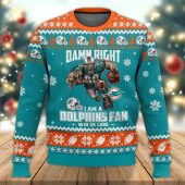 Miami Dolphins Gridiron Pride Ugly Christmas Sweater