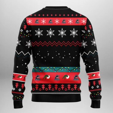 Miami Marlins Grinch Hand Ugly Christmas Sweater