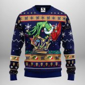 Milwaukee Brewers Grinch Hand Ugly Christmas Sweater - TeeUgly