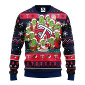 Minnesota Twins 12 Grinch Xmas Day Ugly Christmas Sweater - TeeUgly