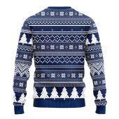 Minnesota Twins Grinch Hug Ugly Christmas Sweater Back - TeeUgly