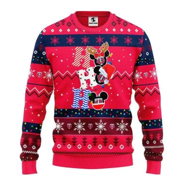 Minnesota Twins Hohoho Ugly Christmas Sweater, MLB Christmas Sweater