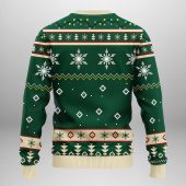 Minnesota Wild Funny Grinch Ugly Christmas Sweater Back - TeeUgly
