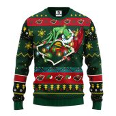 Minnesota Wild Grinch Hand Ugly Christmas Sweater - TeeUgly