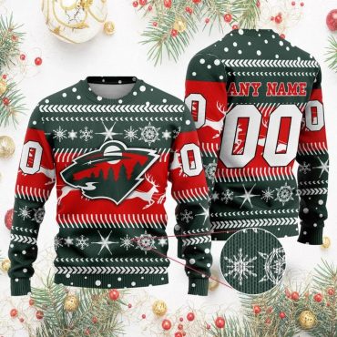 Minnesota Wild Winter Wonderland Ugly Christmas Sweater