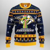 Nashville Predators Funny Grinch Ugly Christmas Sweater