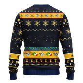 Nashville Predators Grinch Hand Ugly Christmas Sweater Back - TeeUgly