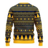 Nashville Predators Grinch Hug Ugly Christmas Sweater Back - TeeUgly